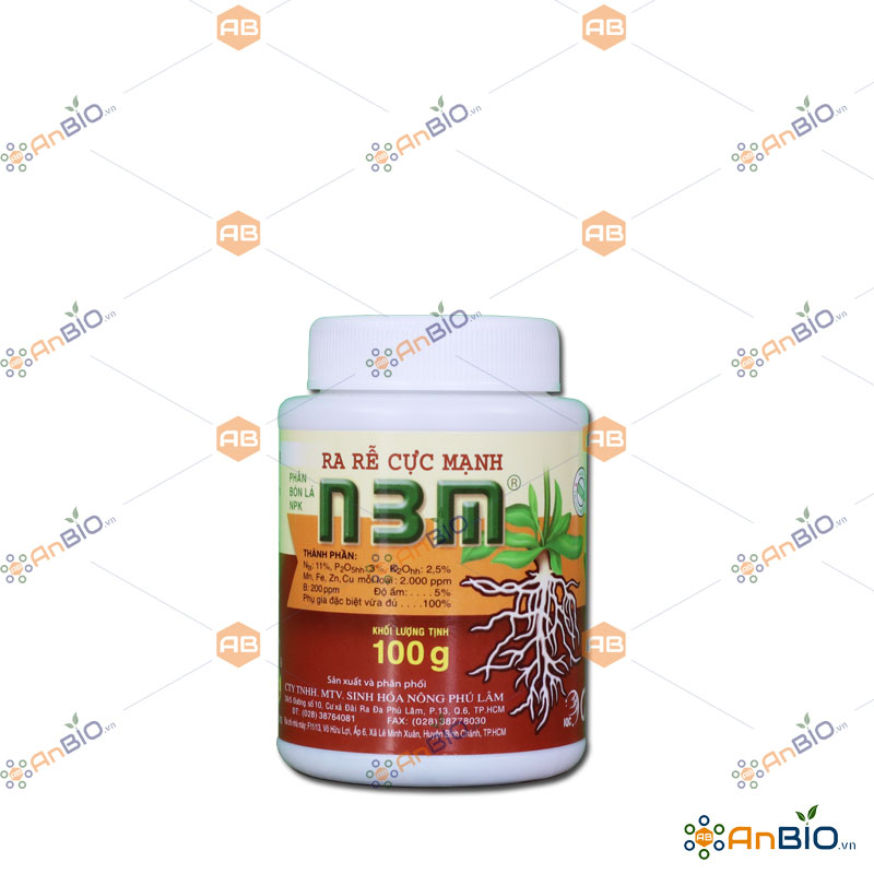 [HCM]PHÂN BÓN LÁ N3M  RA RỄ CỰC MẠNH Hũ 100g - B5.1029