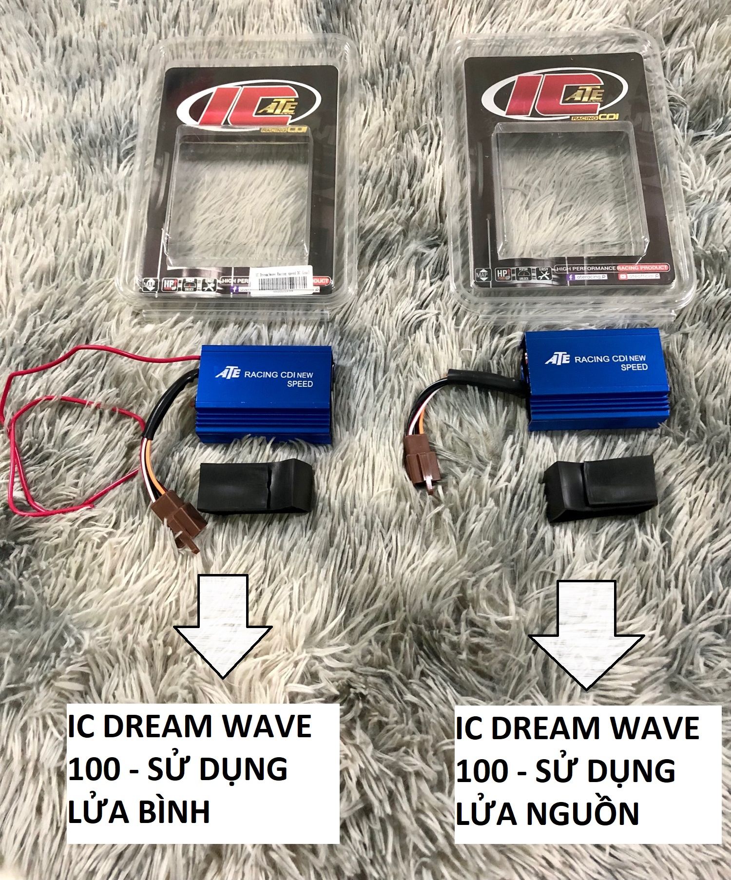 Ic độ ATE mở hết tua máy cho xe Dream Wave
