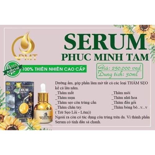 [Chính Hãng] SERUM SẠCH THÂM - MỜ NÁM PHÚC MINH TÂM
