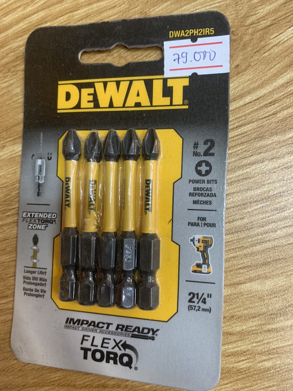 Mũi vít bake 1 đầu PH2 DEWALT Milwaukee