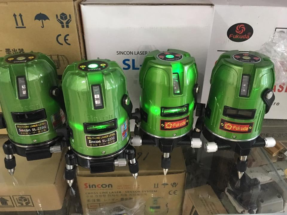 Máy Thuỷ bình Laser Sincon SL-223G 5 tia xanh