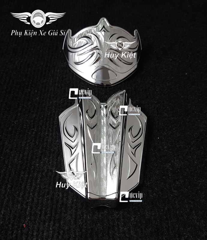 [HCM]Ốp Mỏ Và Đuôi Dè Xe Vario/Click 2018 - 2019 Xi Inox MS1847