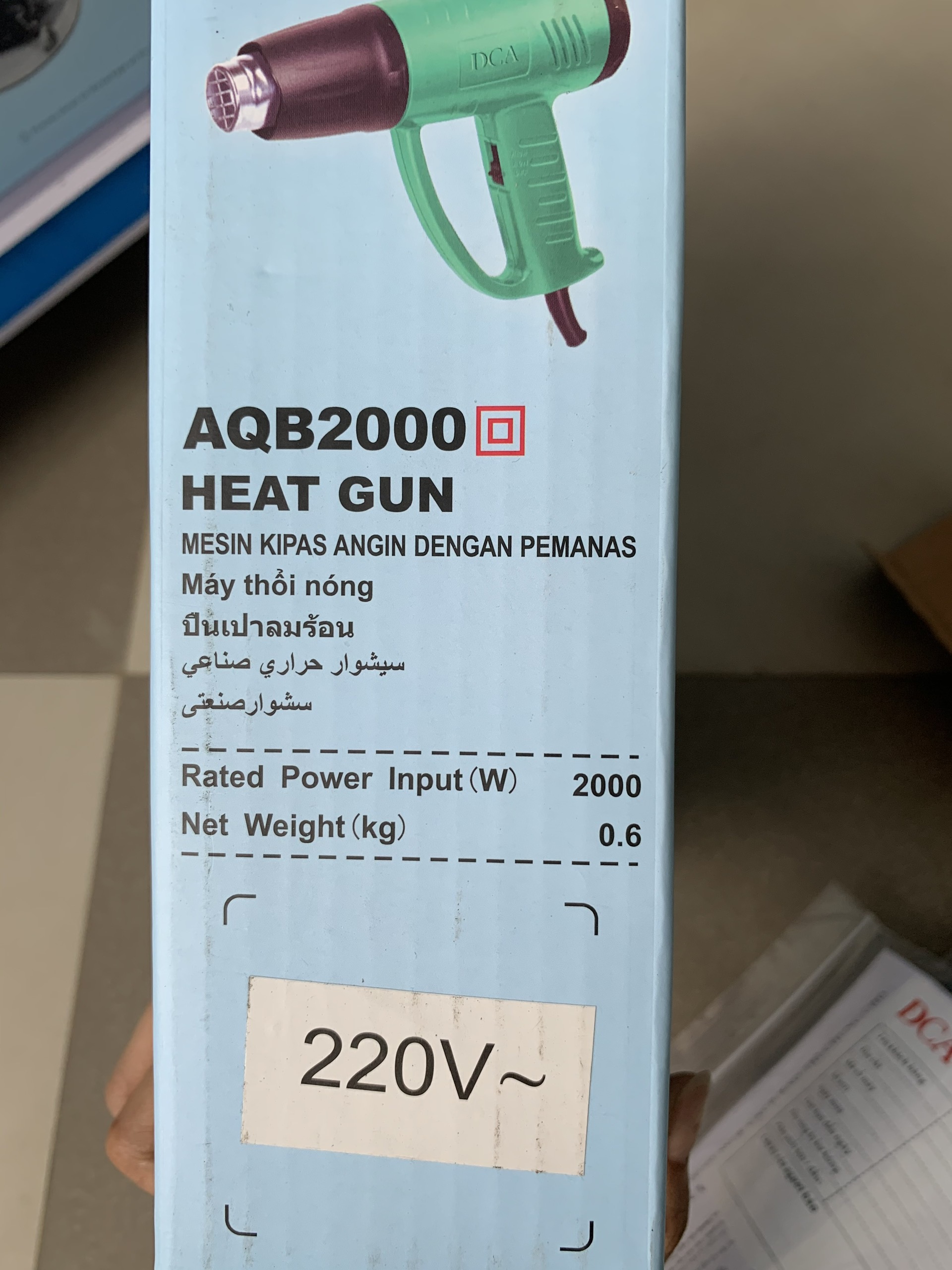 Máy Thổi Nhiệt nóng DCA AQB2000 - khò 2000w