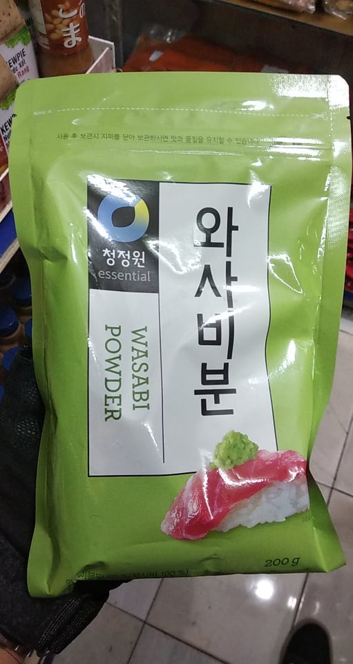 Bột mù tạt wasabi powder essential 200g