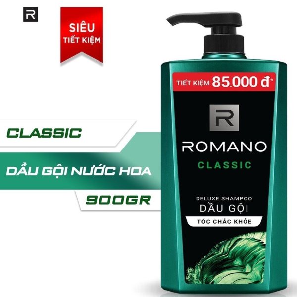 Dầu Gội Romano Classic 900g nhập khẩu