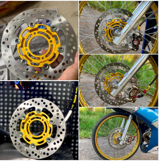 Dĩa thắng đĩa phanh Moto 3 HRC 290 - Kawakip 220 mm.