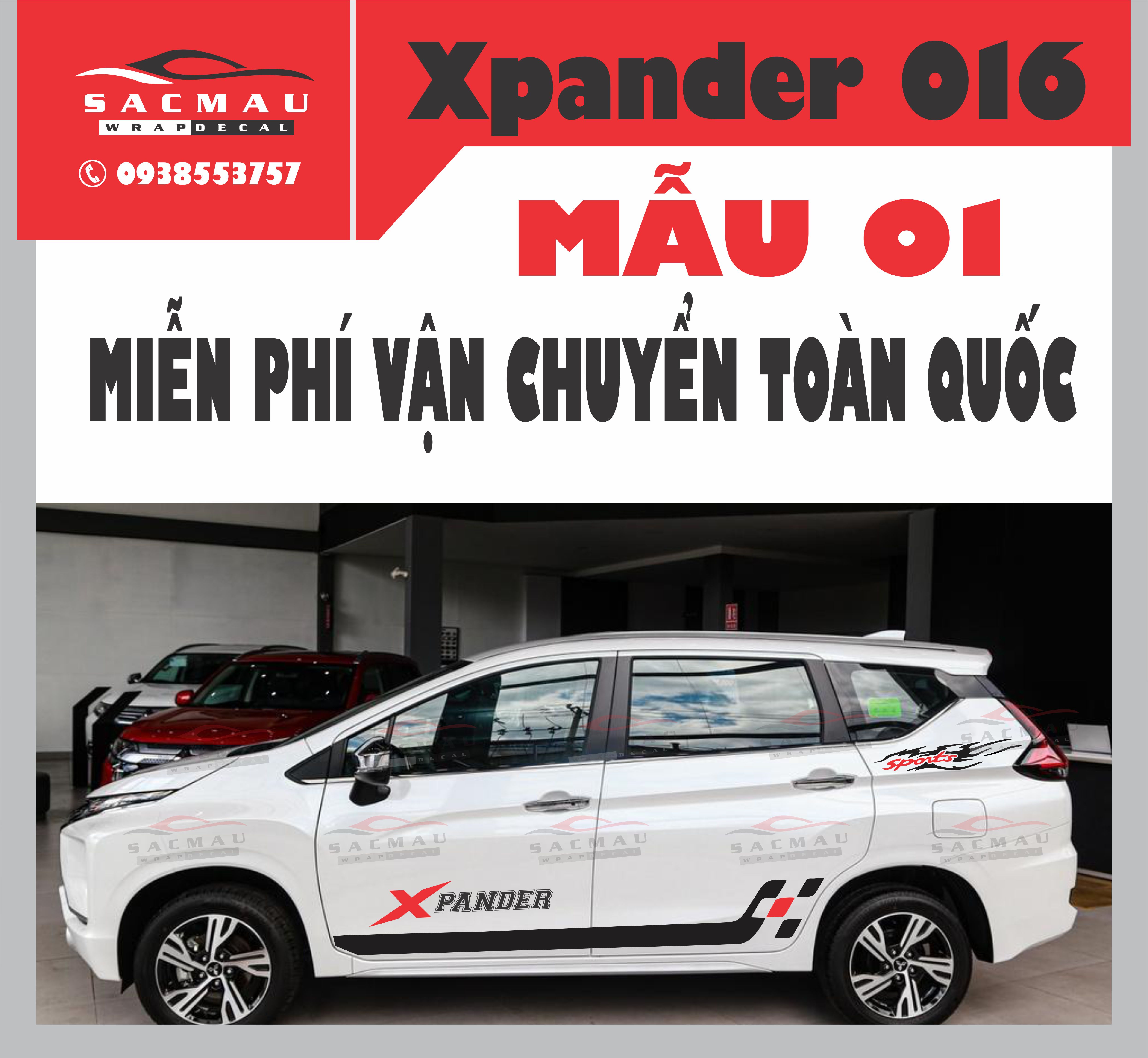 Tem dán xe xpander