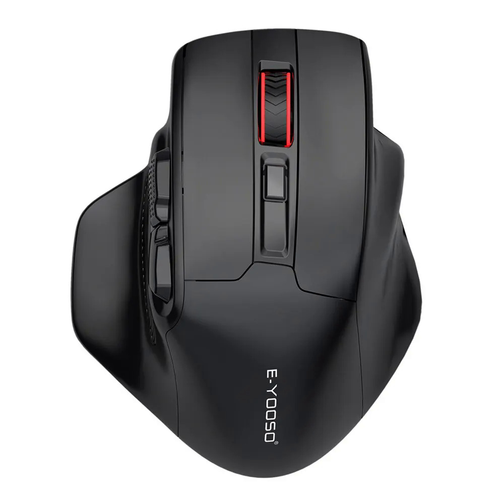 E-yooso x-31 usb 2.4g không dây chơi game chuột lớn cho bàn tay lớn paw3212 4800 dpi 5 nút cho gamer chuột máy tính máy tính xách tay pc