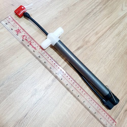 Ống Bơm Xe Mini Tiện Dụng Mang Theo Xe Kiểu Dáng Ngắn Gọn Treo Xe Đi Khắp Nơi Dài 34cm