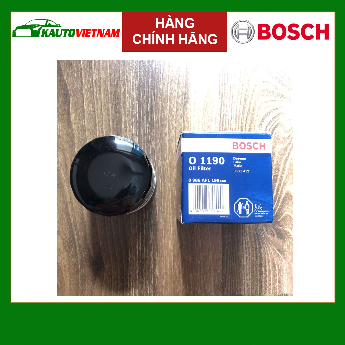 Lọc dầu động cơ Suzuki Ertiga, Carry, 500kg chính hãng Bosch