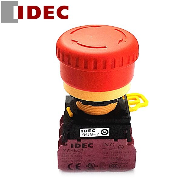 Nút ấn dừng khẩn phi 22 idec  YW1B-V4E11R TBD144