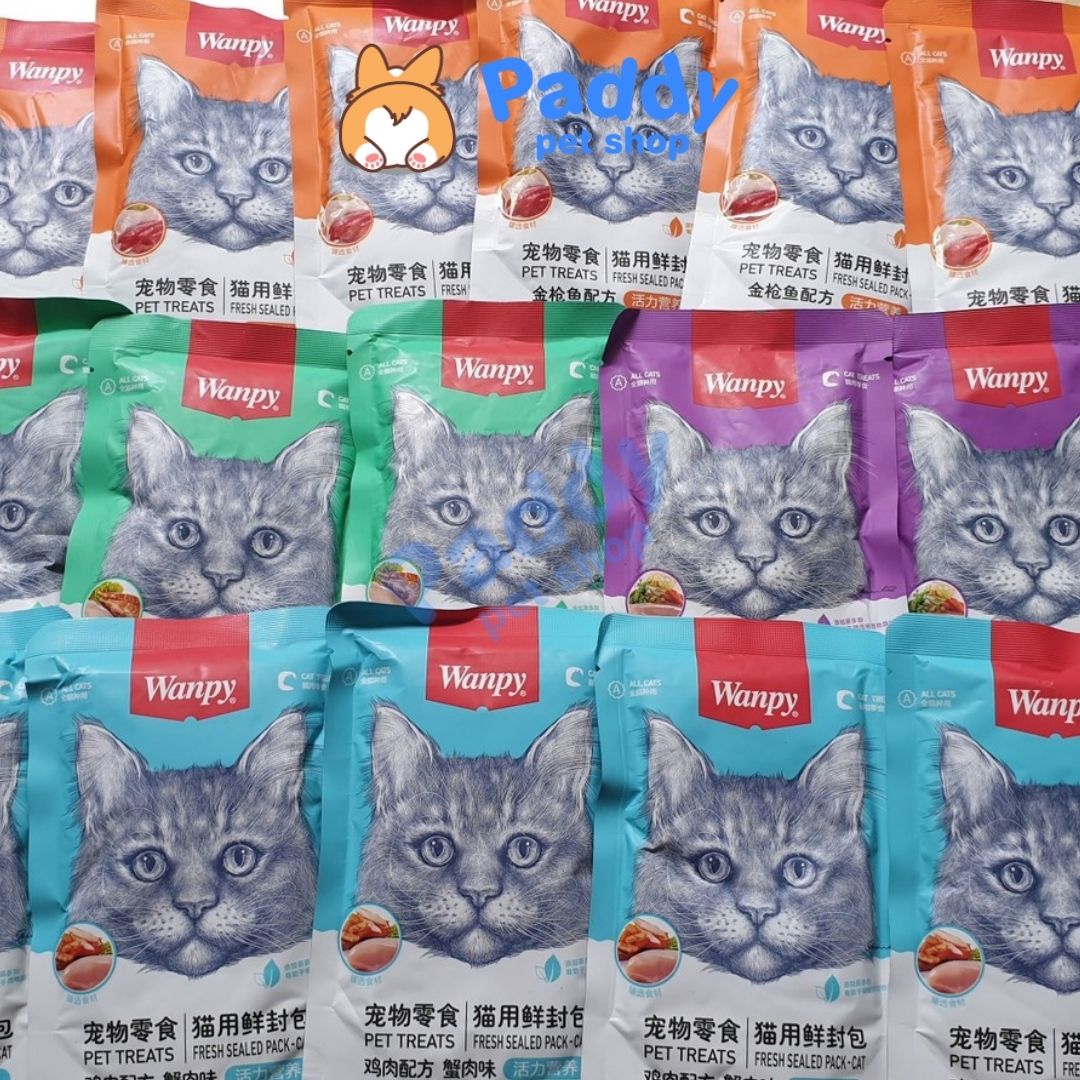 Pate Mèo Wanpy Súp Thịt Tươi 80g
