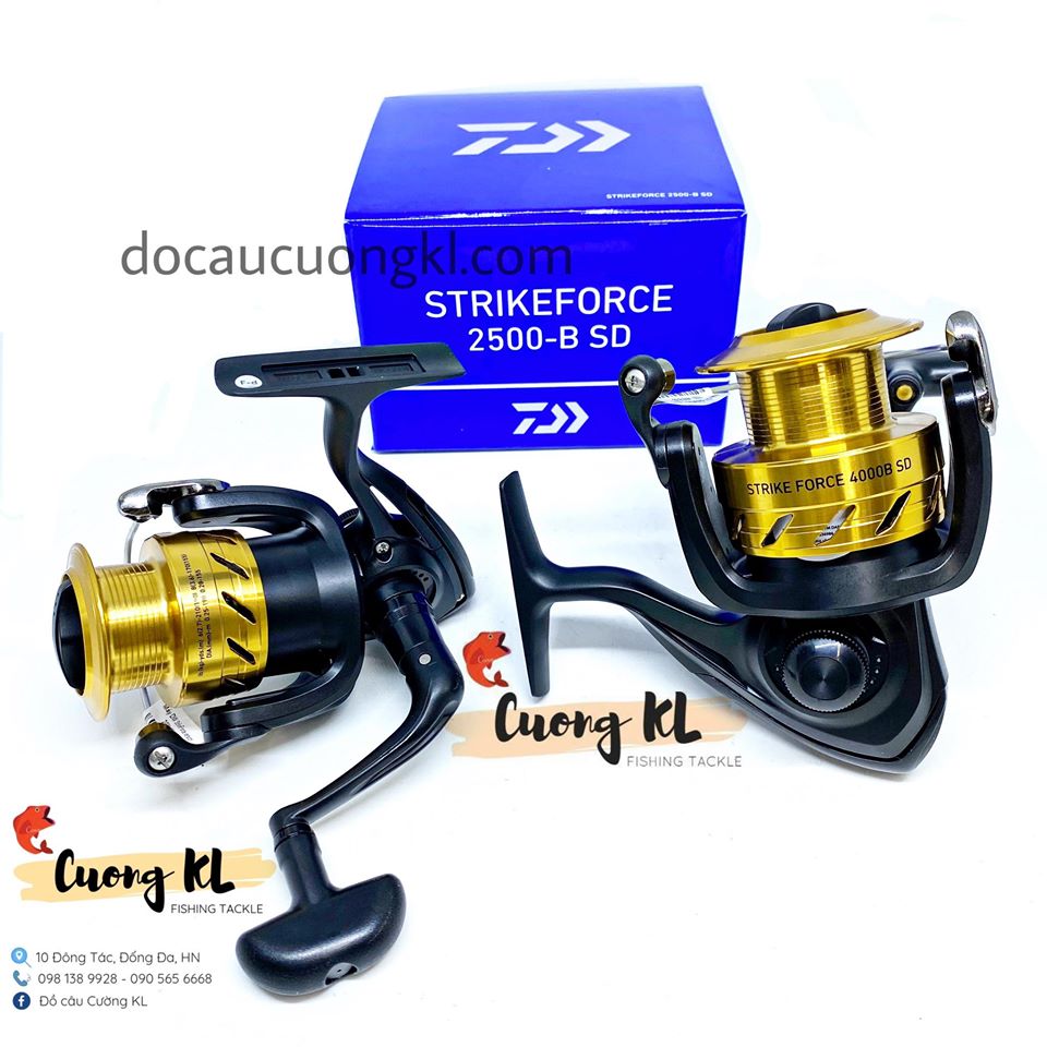 Máy câu cá Daiwa Strikeforce phiên bản mới 2020