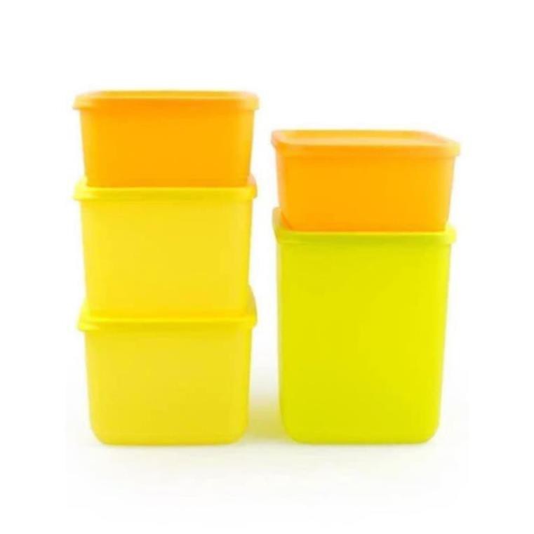 Set 5 hộp ngăn mát Tup ️ bộ trữ mát ️ tupperware