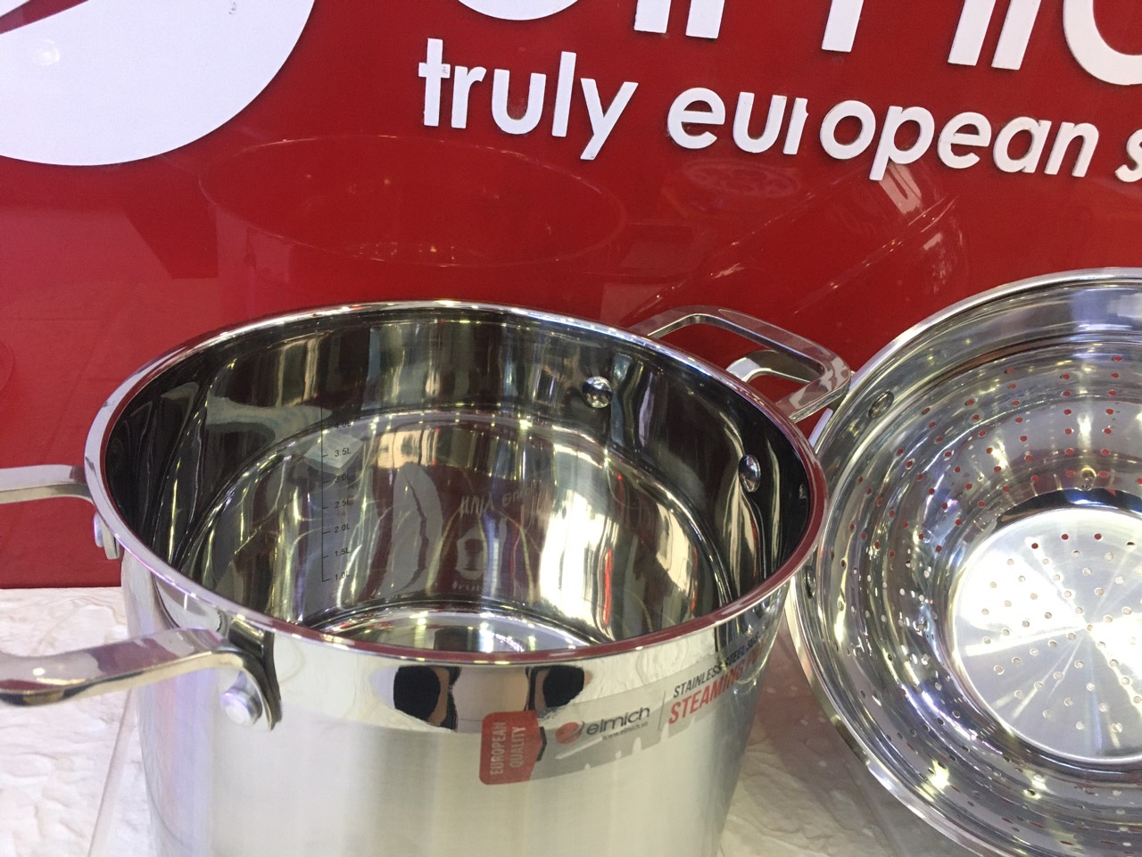 NỒI HẤP INOX 304 ELMICH 22CM EL3360, 26CM EL3361