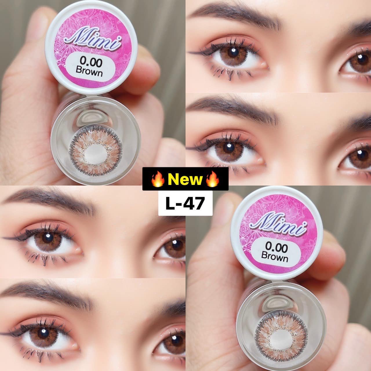 Kính áp tròng [ lens mắt ] Cận 7 độ [ Tú Mây Contact Lens Bình Dương ]