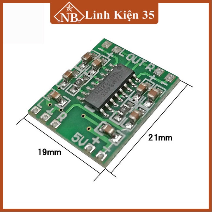 Module mạch khuếch đại âm thanh 2X3W 5V