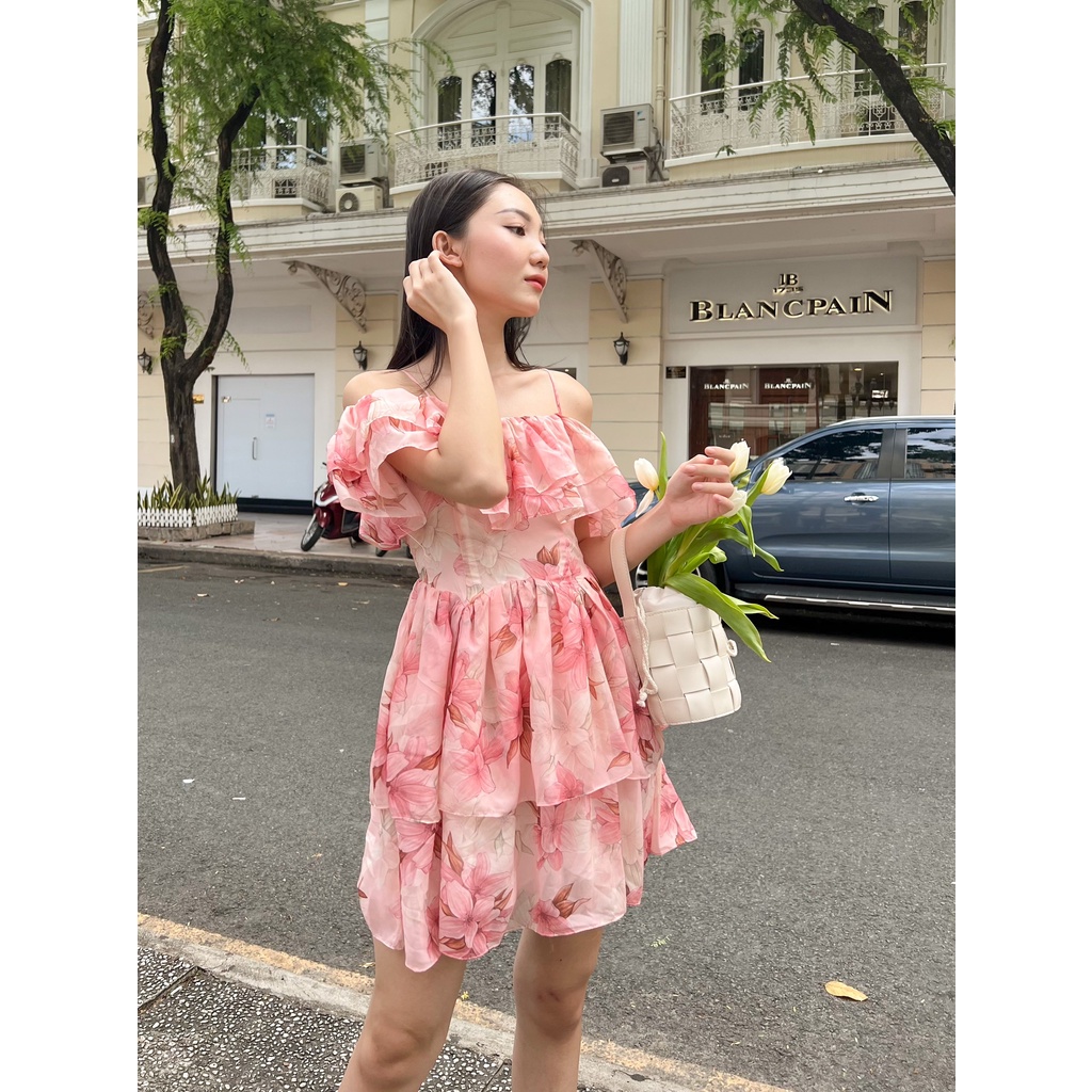 ✿ Somee studio ✿ Lily dress ✿ Váy tơ hoa 2 tầng