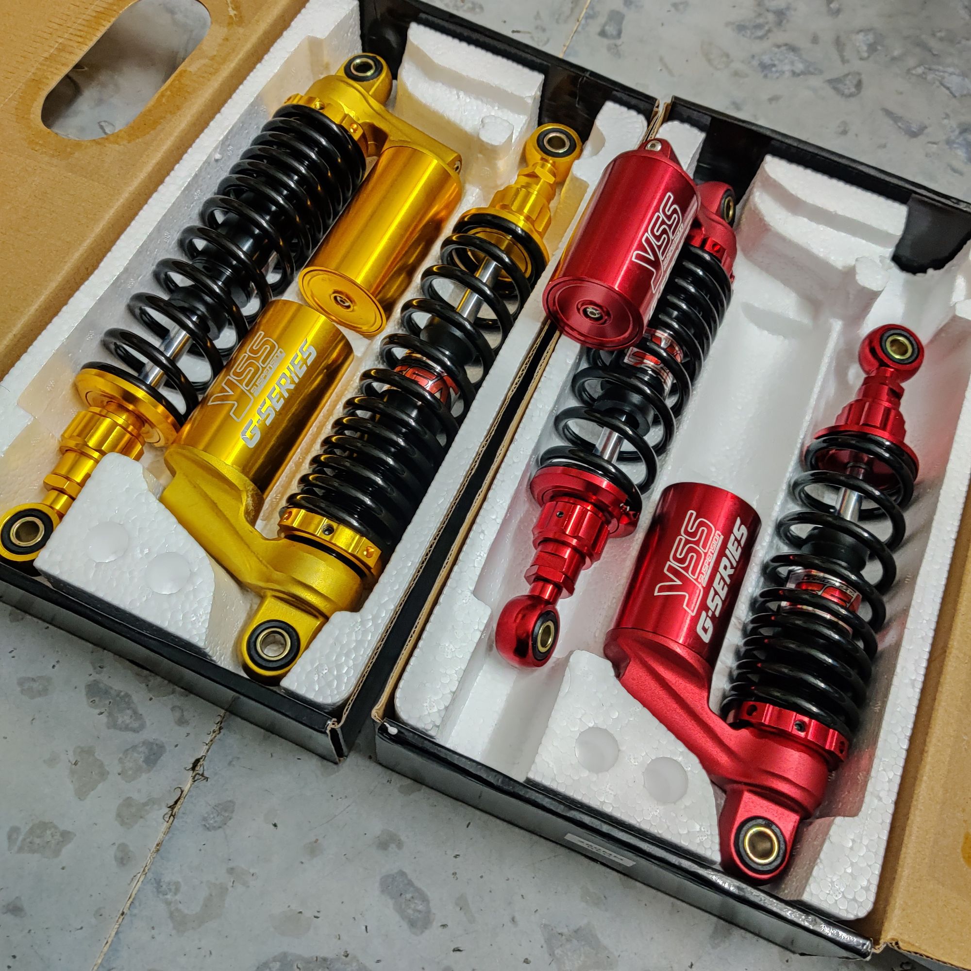 Phuộc Yss G series bình Màu lắp Dr Wave RS CUP AXELO BLADE WIN Charly Future