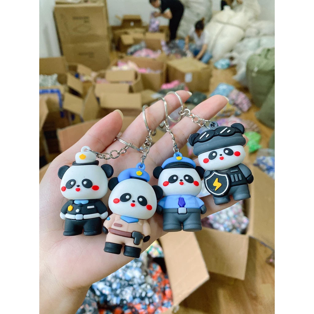 Móc khóa nhiều hình dễ thương (giao màu ngẫu nhiên )