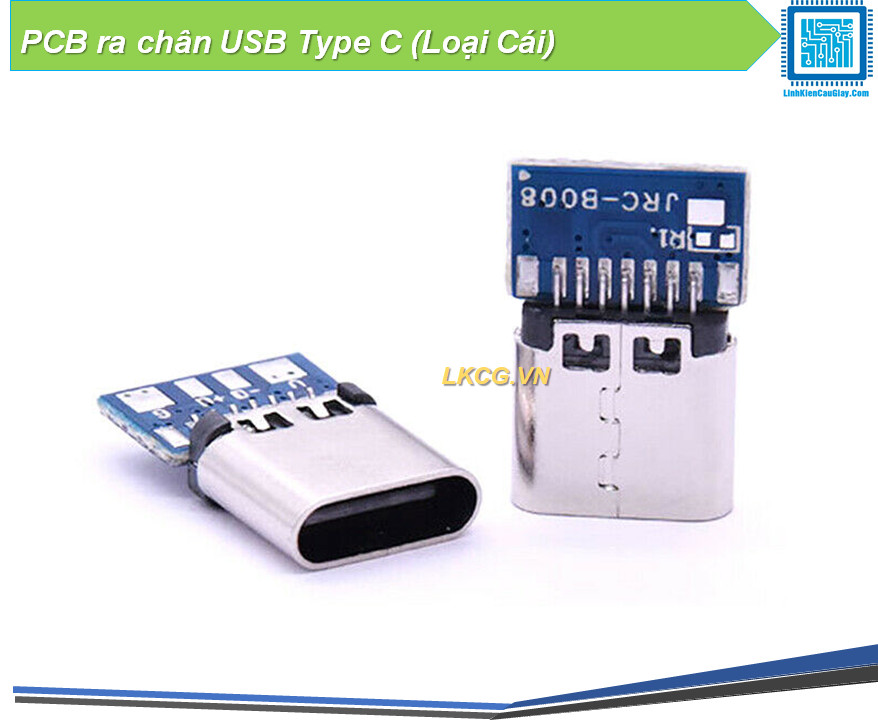 Pcb ra chân usb type c