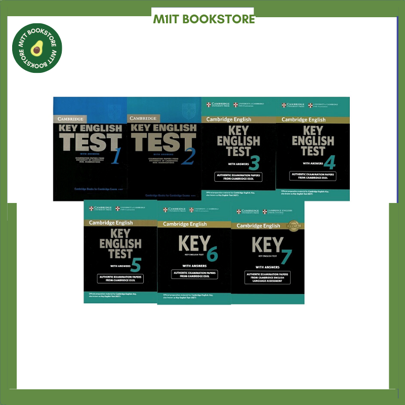 Bộ sách Cambridge Key English Test (KET) 1-7 (File nghe được gửi qua mail)