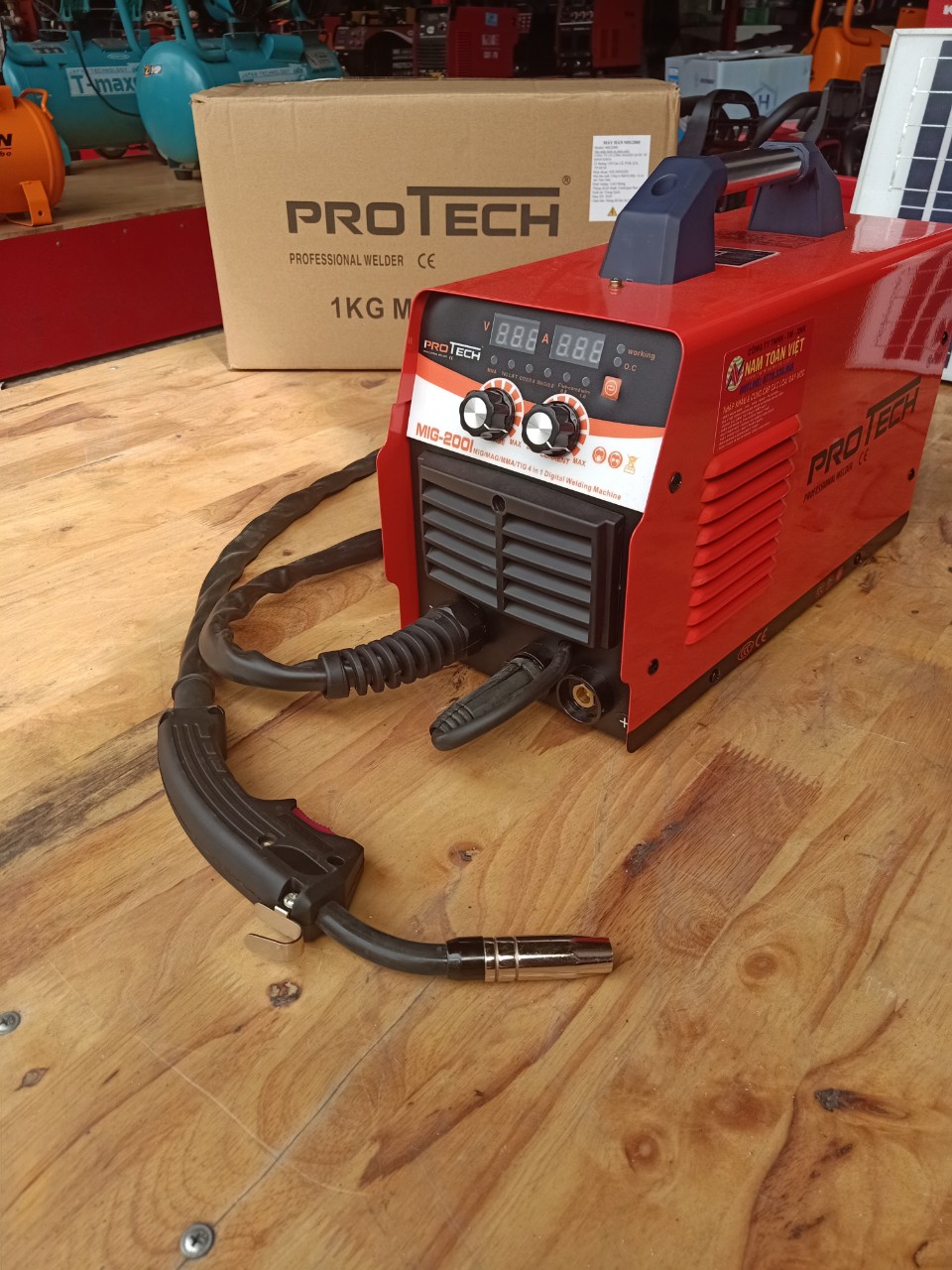[HCM]Máy Hàn Mig Mini 1kg Protech Mig 200I