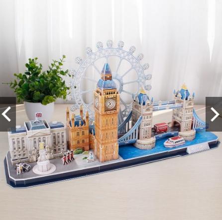 [HCM]Mô hình lắp ghép Cubic Fun - Tháp Đồng hồ Big Ben