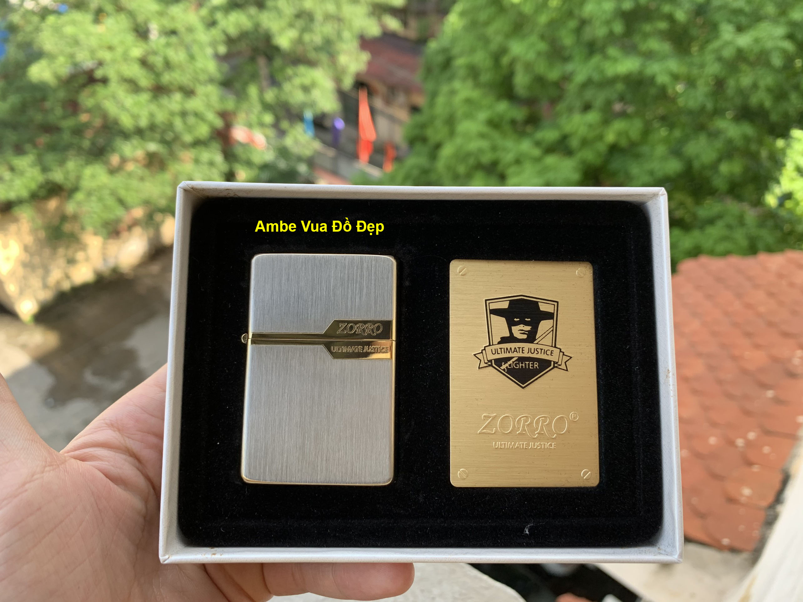 Bật lửa xăng đá Zorro Z91328