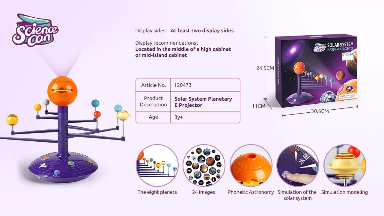 MÔ HÌNH SOLAR SYSTEM - BẢN CHIẾU BÓNG