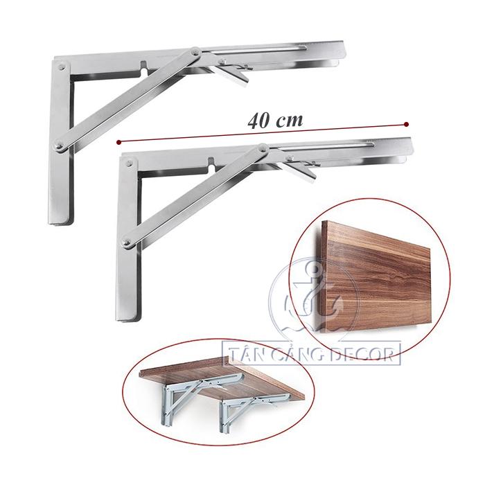 Bản lề gập thông minh Inox (nhiều kích thước) vật liệu inox 201 bền chắc khả năng chịu lực lên đến 40kg