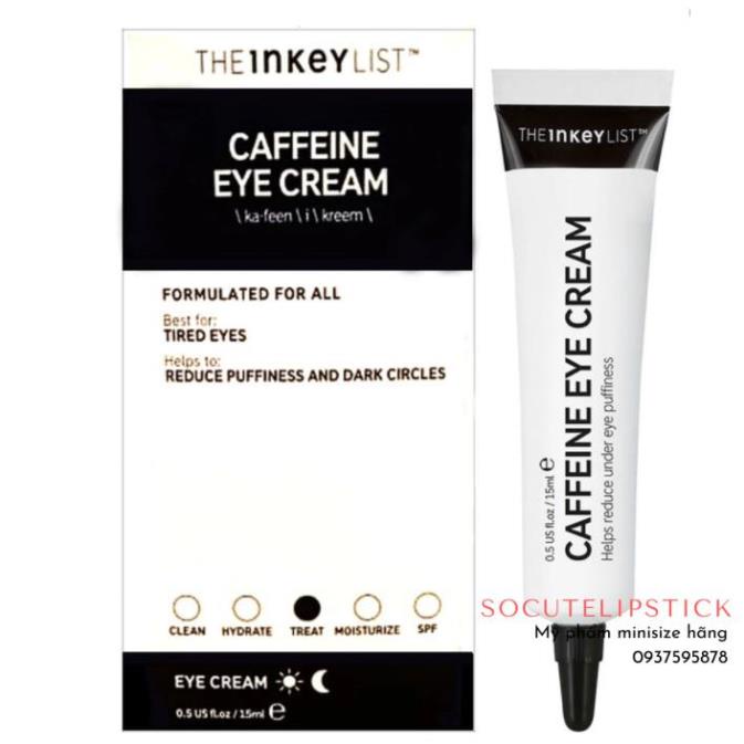 The INKEEY List Kem dưỡng mắt Brighten-i Reetinol Caffein Eye Cream 15ml