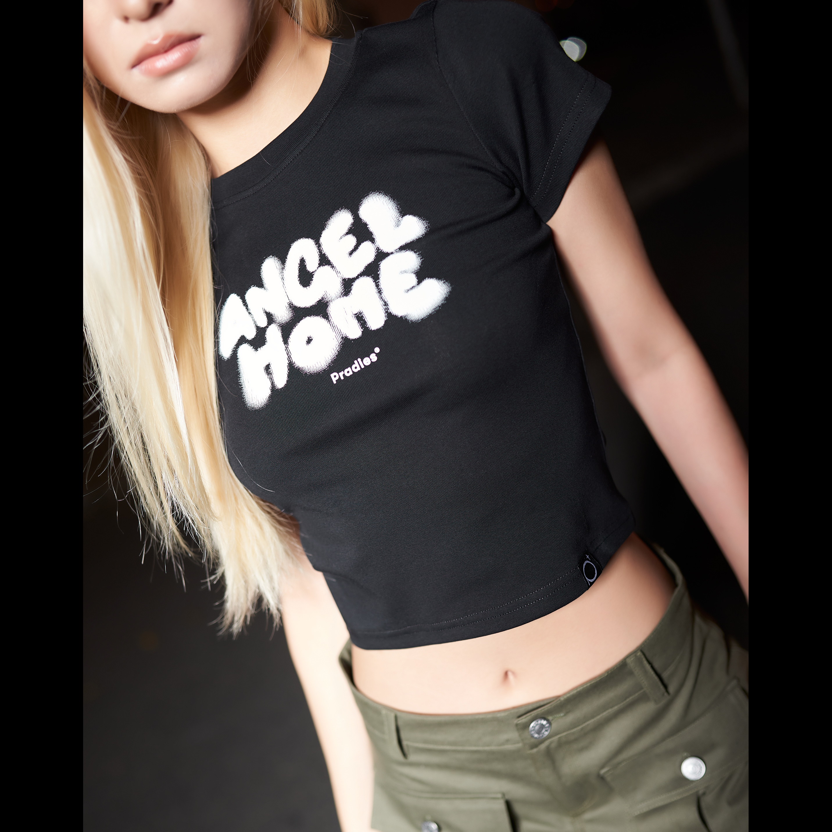 Áo Thun Nữ Oh - Babytee PRADIES Blur Angel-Home