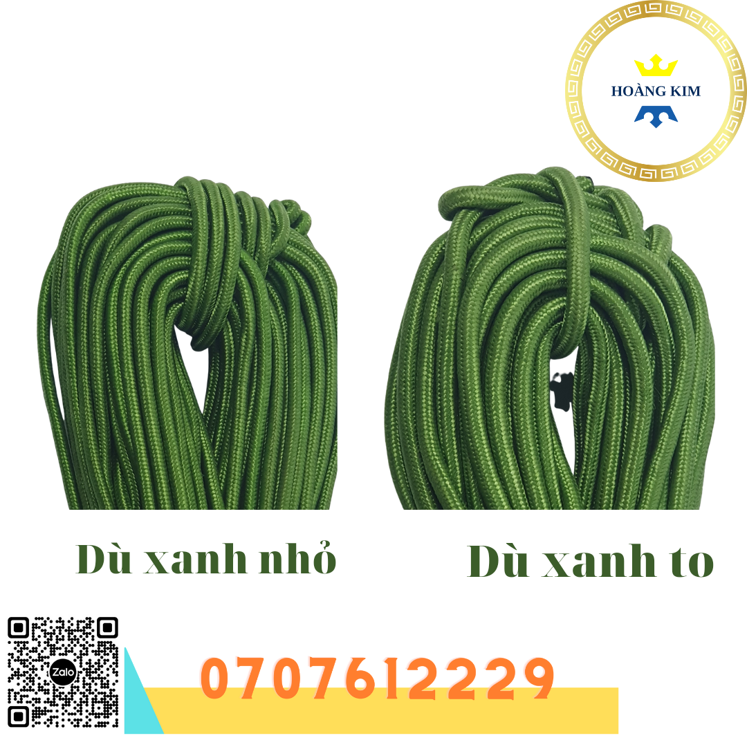 Dây dù tròn bền,chắc 20m dây (buộc đồ,cắm trại,leo núi...)