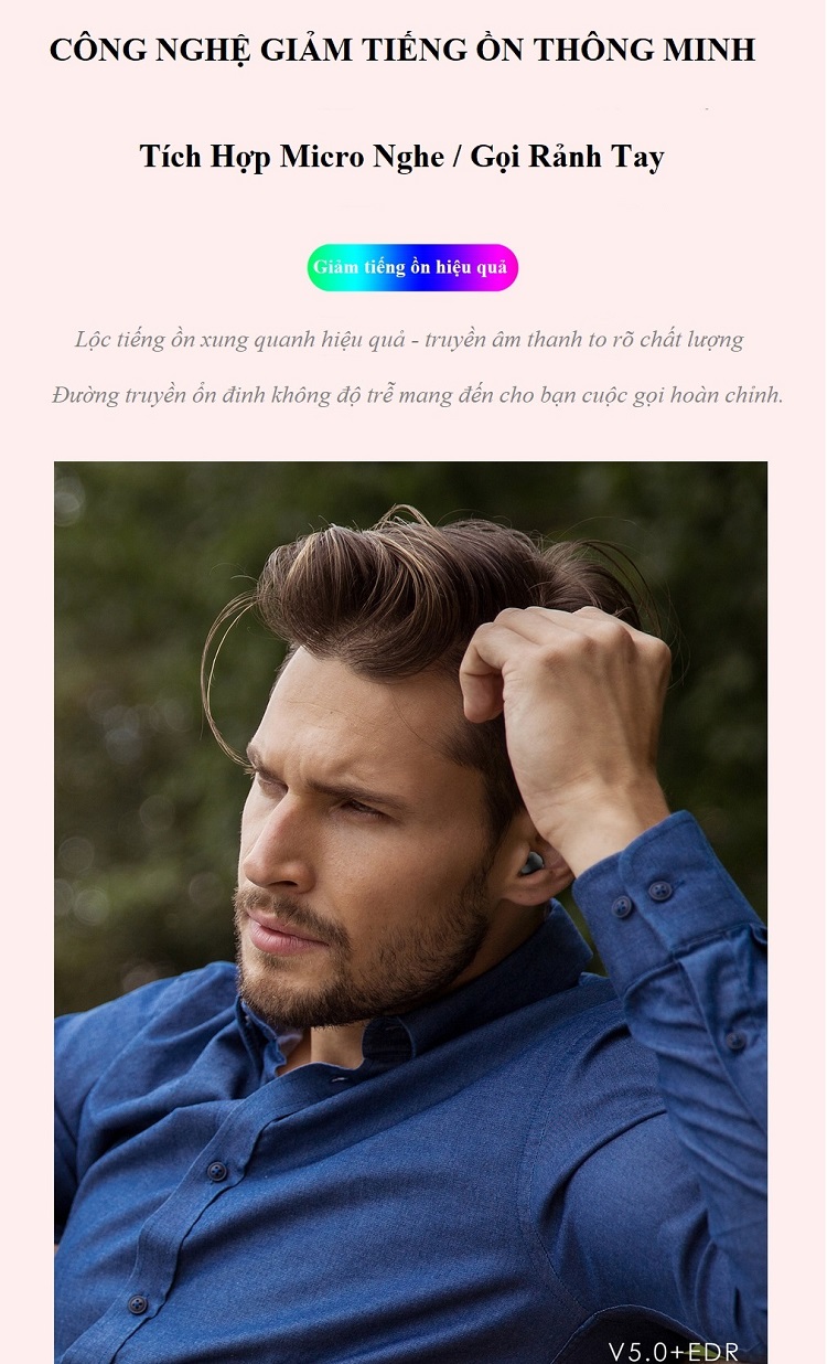 Tai Nghe Bluetooth 5.0 Mini X-26 +EDR