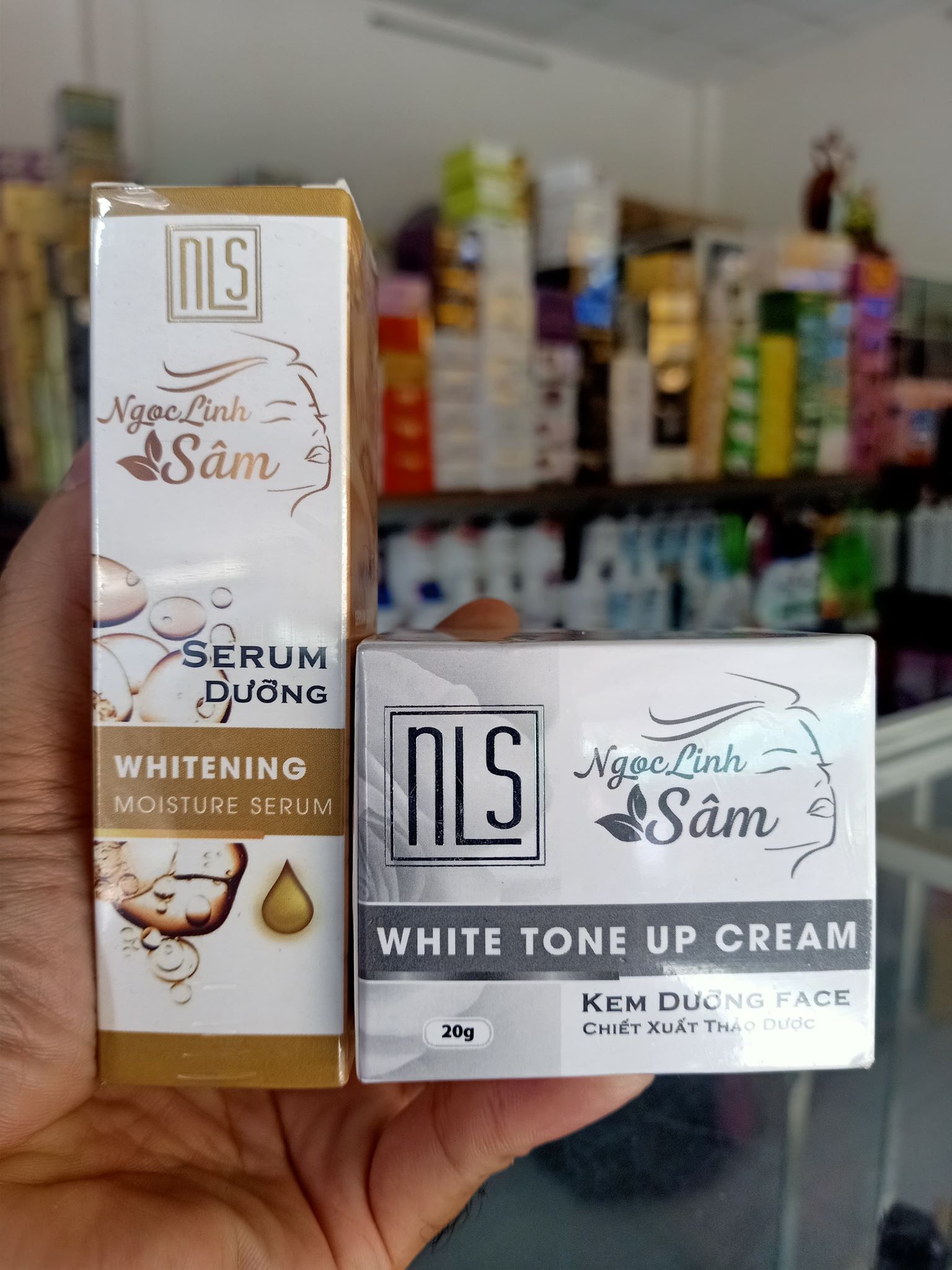 Serum dưỡng da Ngọc Linh Sâm mẫu mới