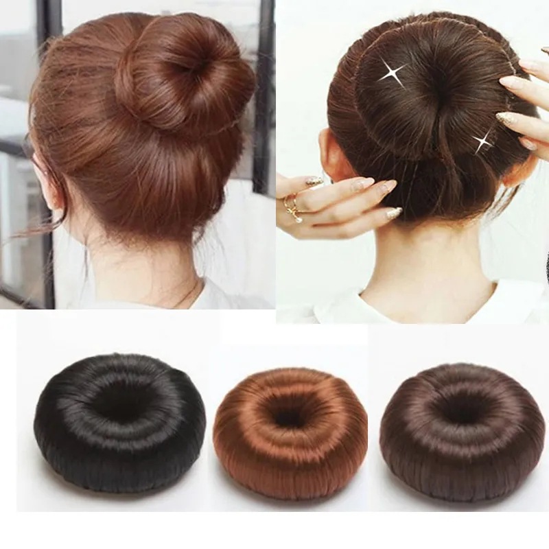 Tóc Giả Bới Cao Dạng Tóc Củ Tỏi Hình Tròn