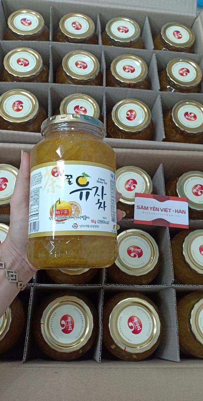 [HCM]MẬT ONG CHANH ĐÀO HÀN QUỐC  HŨ 1KG