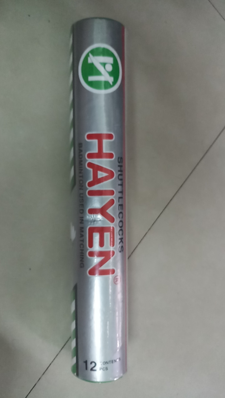 Ống cầu lông Hải Yến 12 quả ( Bạc Dài ) hàng Việt Nam chất lượng cao, Cầu lông sử dụng ngoài trời RẺ BỀN