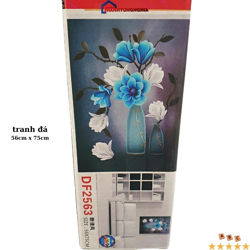 Tranh đính đá bình hoa nghệ thuật DF2563