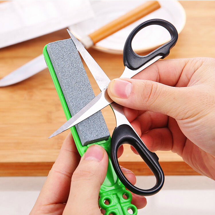 Đá mài dao cán nhựa tay cầm 2 mặt