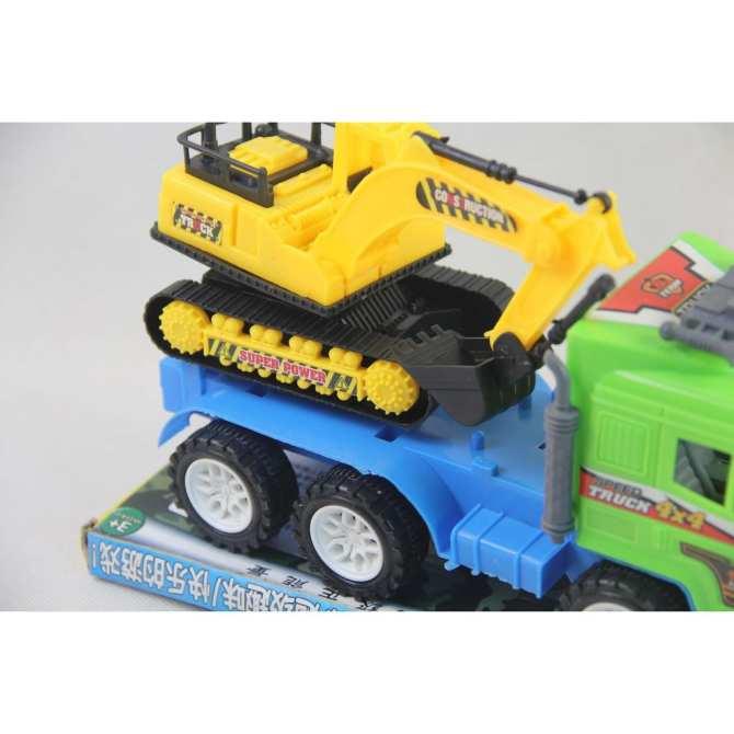Ô Tô Chở Máy Xúc Cho Bé PCC- 15