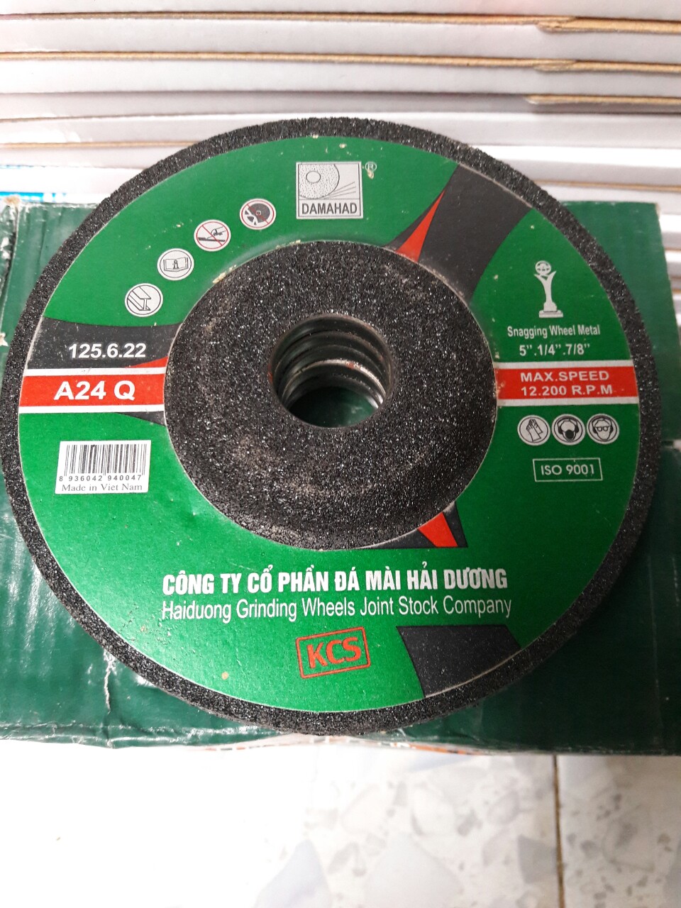 [5 viên] Đá mài Hải Dương 125mm - Hàng chính hãng