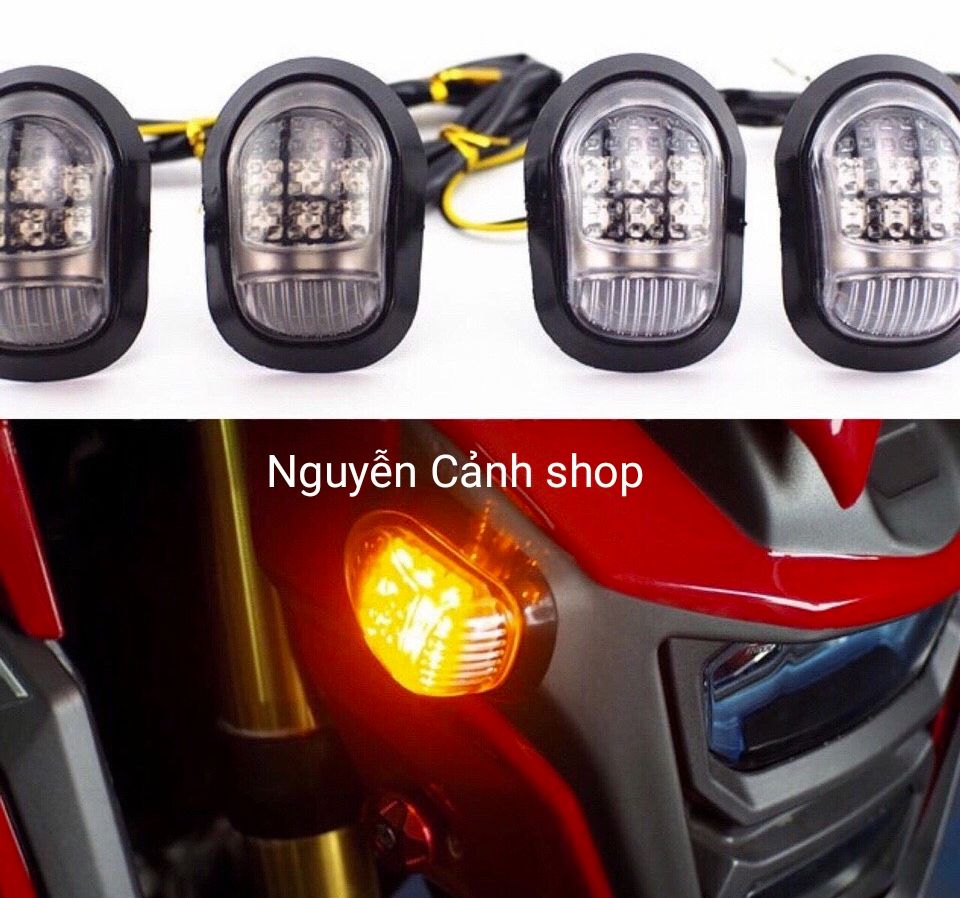 Đèn xi nhan led cho xe winner X xe MSX mẫu con rùa