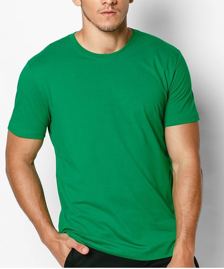 ÁO THUN TRƠN CỔ TRÒN  MÀU XANH LÁ TAY NGẮN NAM NỮ  21