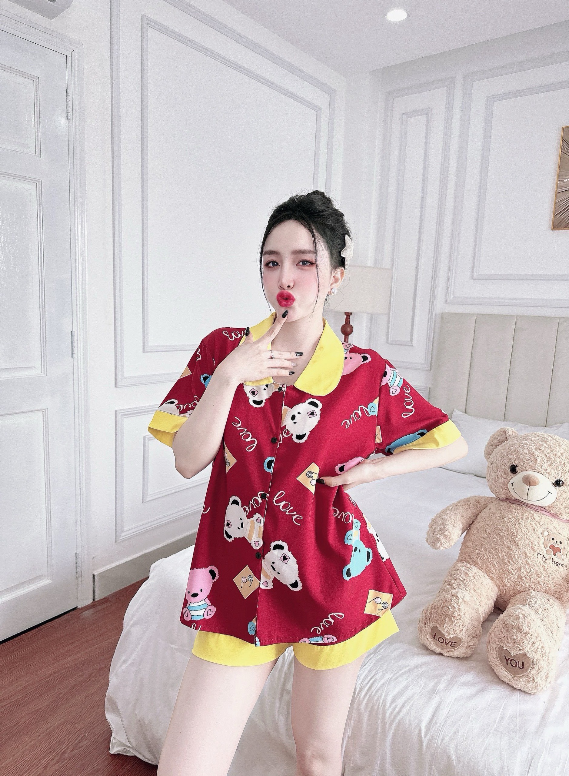 Đồ Bộ Ngủ Nữ Đùi Lụa Nhật Bigsize 50-100kg Mặc Nhà