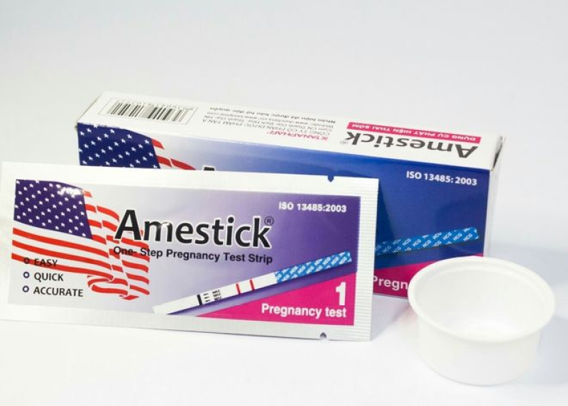 Que thử thai Amestick giúp phát hiện thai sớm giá tốt -Test thử thai nhanh,đơn giản - Chính xác như que thử thai điện tử cao cấp