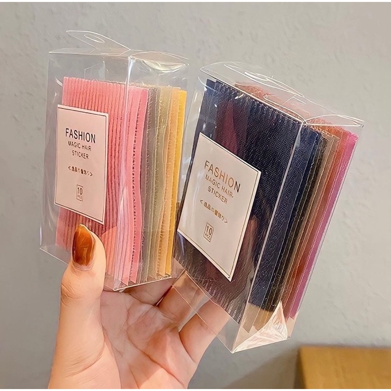Bộ 10 miếng dán giữ tóc thời trang Hàn Quốc