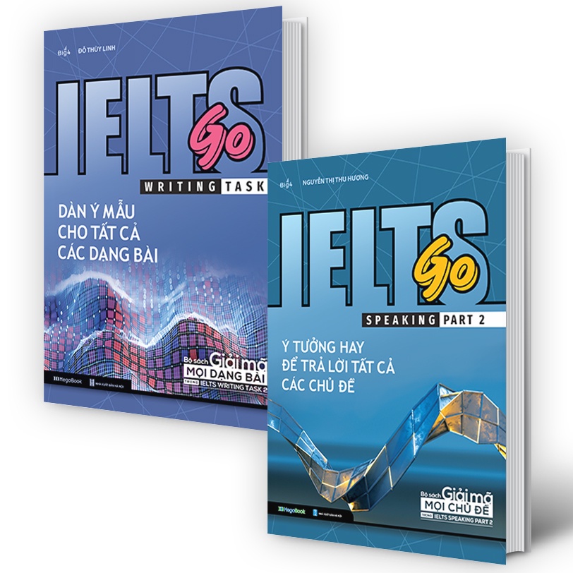 Sách Combo IELTS GO Writing Task 2 & Speaking Part 2 - Megabook