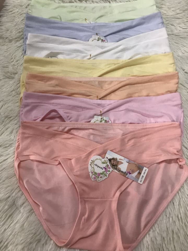 [THANH LÝ] 10 Quần Lót Bầu Cạp Chéo Cotton Đẹp Chỉ 159K